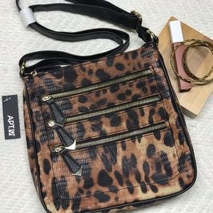 Purses | Apt. 9 Leopard Print Crossbody Bag